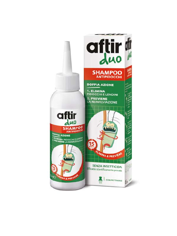 Aftir Duo Shampoo Anti-Pidocchi Doppia Azione