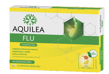 Aquilea Flu 15 Compresse Gola Disinfettanti Lenitive