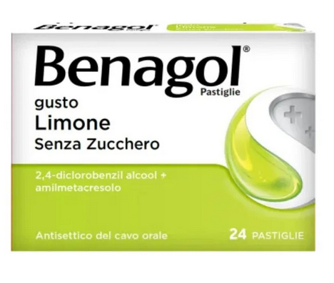 Benagol Antisettico Gola Pastiglie SENZA ZUCCHERO Limone