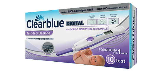Clearblue Test di Ovulazione Digitale con Doppio Indicatore