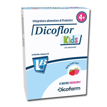 Dicoflor Kids Integratore di probiotici 14 Bustine