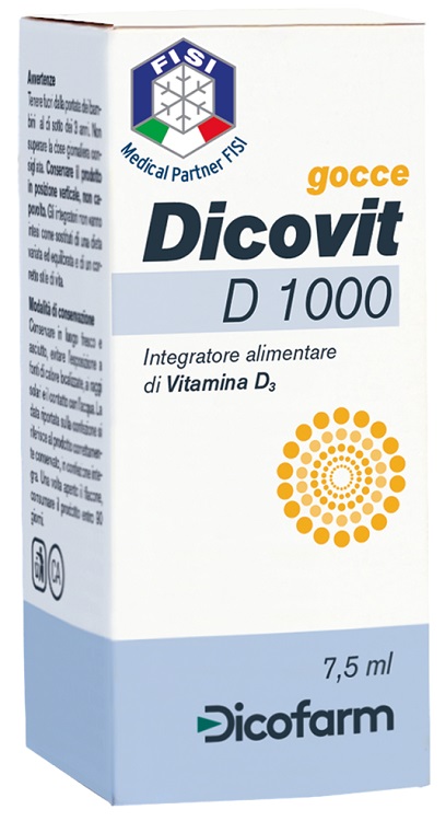 Dicovit D 1000 Integratore Vitamine D3 Gocce