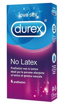 Durex No Latex 6 Profilattici Senza Lattice