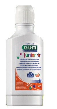 GUM Junior Monster Collutorio Bambini 7+ anni Gusto Arancia