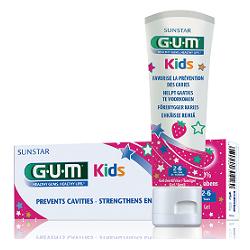 GUM Kids Dentifricio Gel Gusto Fragola 2-6 anni