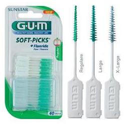 GUM Soft-Picks Scovolino con Fluoro L