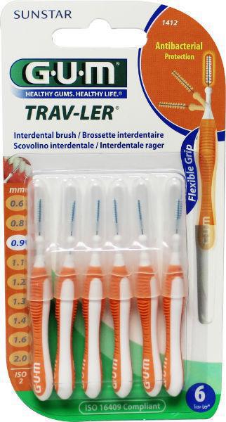 GUM Trav-Ler Scovolino Interdentale 0,9mm