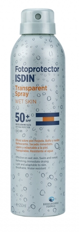Isdin Fotoprotector Spray Trasparente Pelle Bagnata SPF50