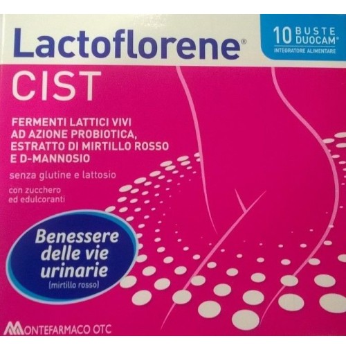 Lactoflorene CIST Integratore Benessere Vie Urinarie 10 Buste