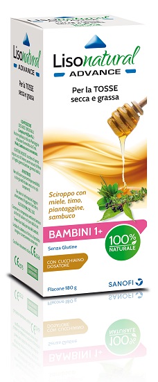 Lisonatural Advance Bambini 1+ Tosse Grassa e Secca Sciroppo