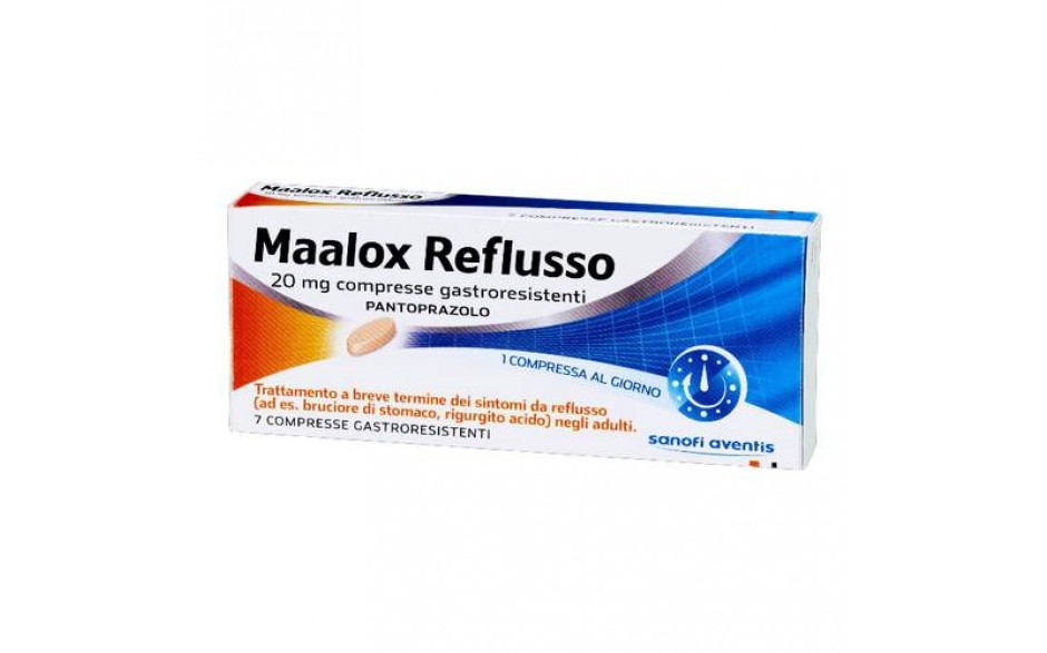 Maalox Reflusso 20mg Compresse Rivestite