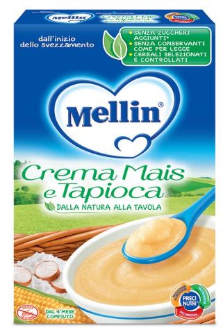 Mellin Crema Mais Tapioca 4-36 mesi
