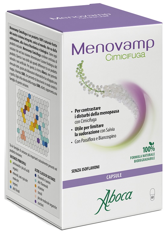Menovamp Cimicifuga Integratore Menopausa Opercoli