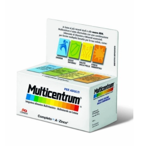 Multicentrum Adulti Integratore Vitamine e Minerali 90 Compresse
