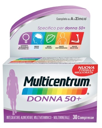 Multicentrum Donna 50+ Integratore Vitamine Minerali Compresse