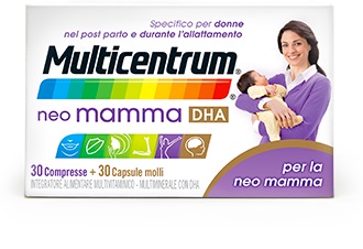 Multicentrum Neo Mamma DHA Integratore Vitamine e Minerali 