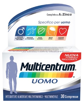 Multicentrum Uomo Integratore Vitamine Minerali Compresse