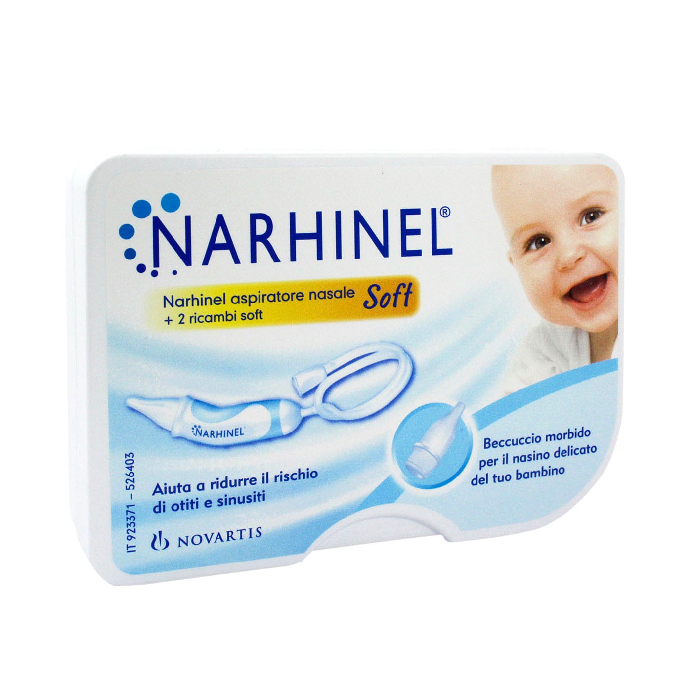 Narhinel Aspiratore Nasale Soft + 2 Ricambi