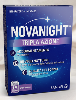 Novanight Tripla Azione Integratore Riposo Notturno Capsule