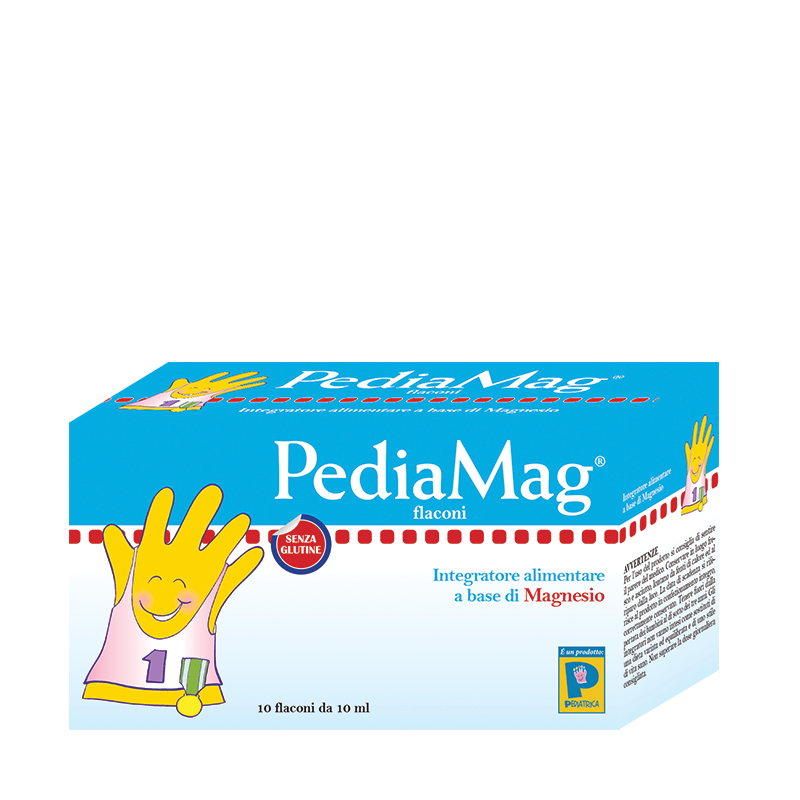 PediaMag Integratore di Magnesio con Vitamina C Flaconcini