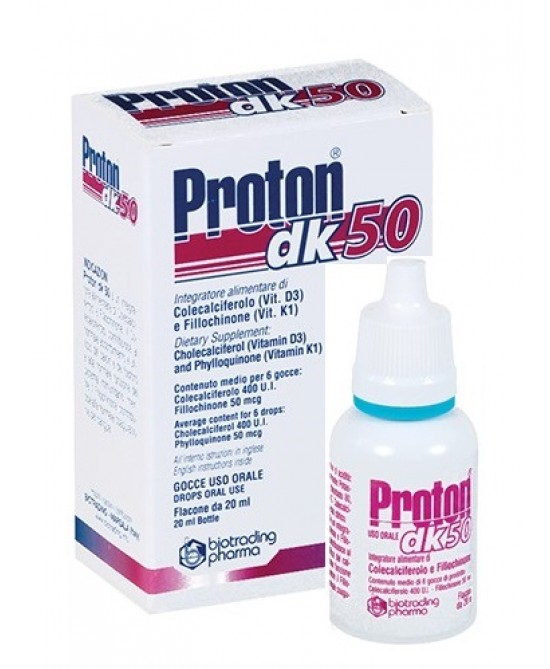 Proton DK 50 Integratore Vitamina D3 e K Gocce
