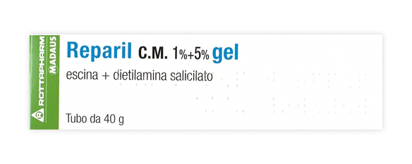 Reparil C.M. 1%+5% Gel