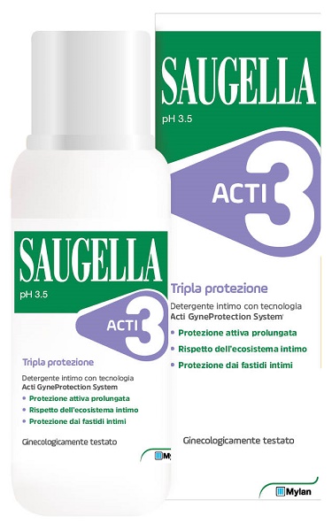 Saugella Acti3 Detergente Intimo 