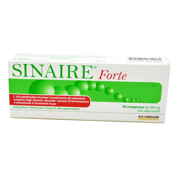 Sinaire Forte Integratore Gas Intestinali Compresse
