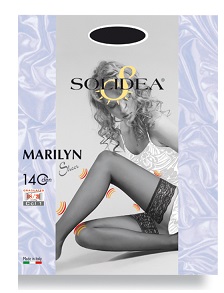 Solidea Calze Autoreggenti Marilyn 140 Sheer Color Glacé