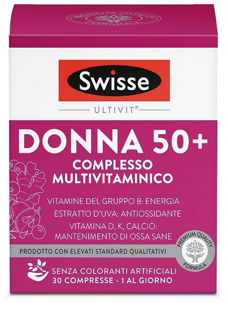 SWISSE Donna 50+ Integratore Multivitaminico Compresse