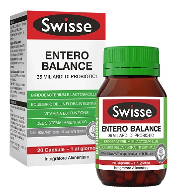 SWISSE Entero Balance Integratore di Probiotici Compresse