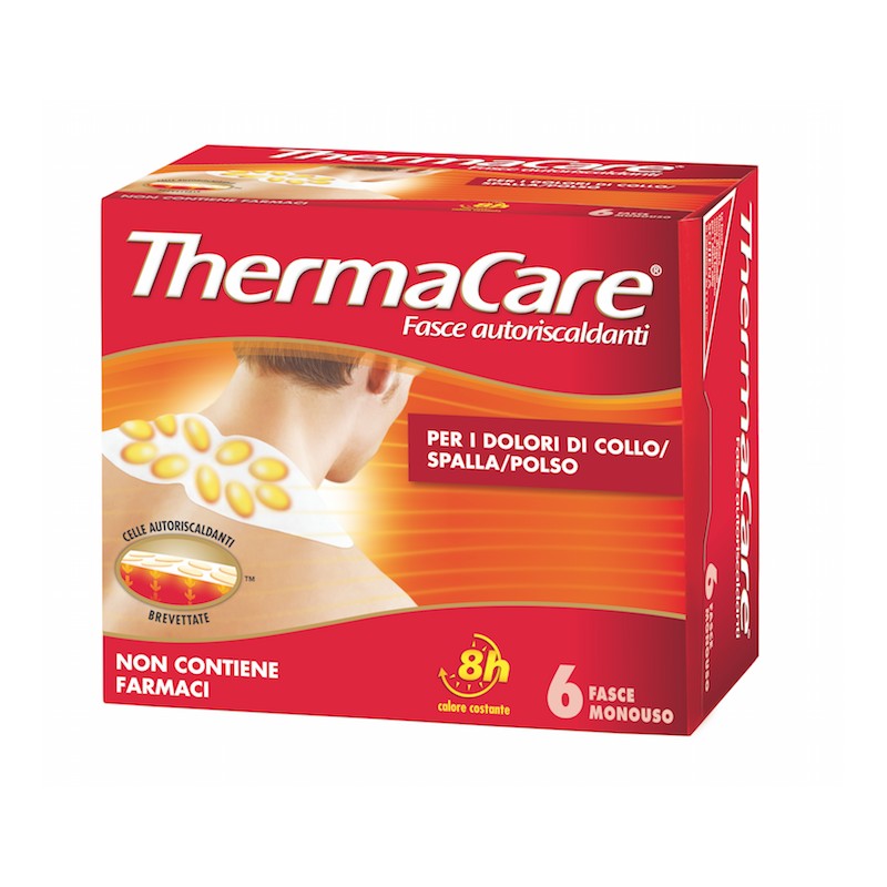 Thermacare Fasce Riscaldanti Collo Spalla Polso 6 Pezzi