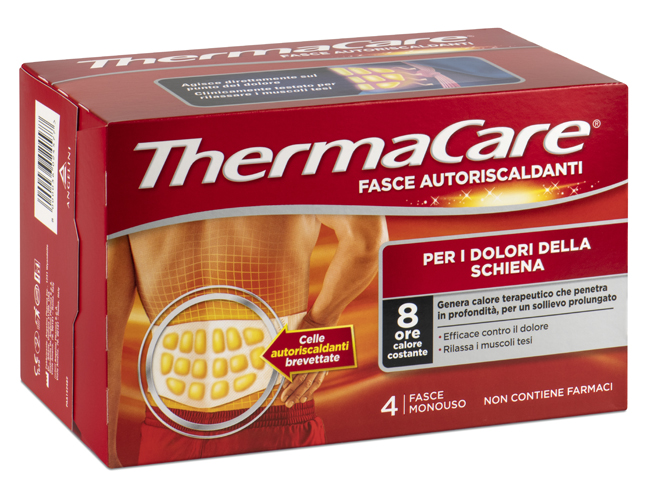 Thermacare Fasce Riscaldanti Schiena 4 Pezzi