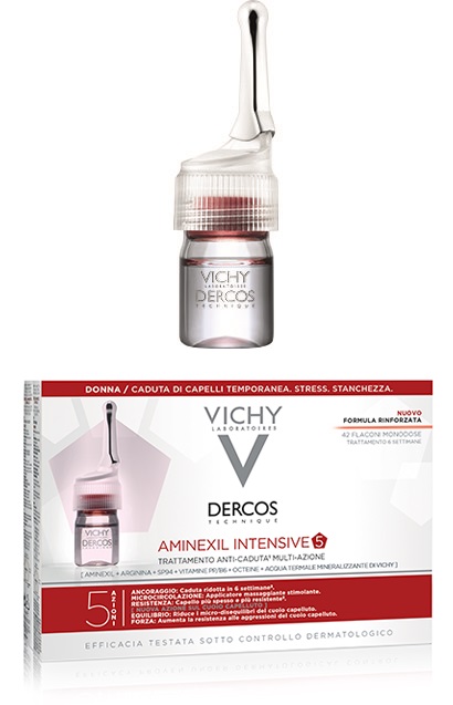 Vichy Dercos Aminexil Intensive 5 Trattamento Anti-Caduta Donna