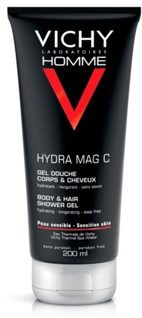Vichy Homme Gel Doccia Hydra Mag C Corpo e Capelli