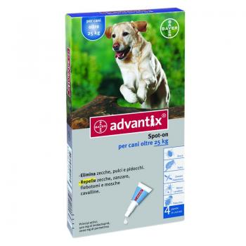 Advantix Spot On 4 Pipette Cani oltre 25Kg