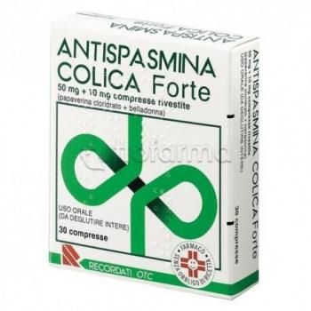 Antispasmina Colica Forte 50mg+10mg Compresse Rivestite