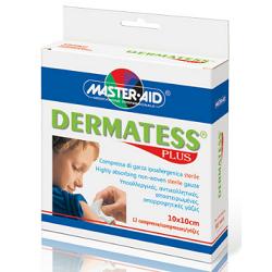 Dermatess Plus Garza Sterile Tessuto Non Tessuto 10x10cm
