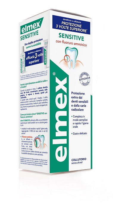 Elmex Sensitive Collutorio Denti Sensibili Senza Alcool