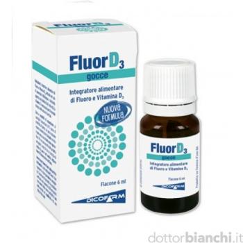 Fluor D3 Integratore Fluoro con Vitamina D3 Gocce