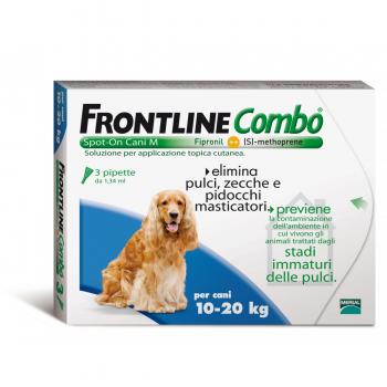 Frontline Combo Spot On Cani 3 Pipette 10-20Kg