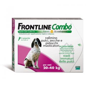 Frontline Combo Spot On Cani 3 Pipette 20-40Kg