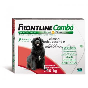 Frontline Combo Spot On Cani 3 Pipette oltre 40Kg