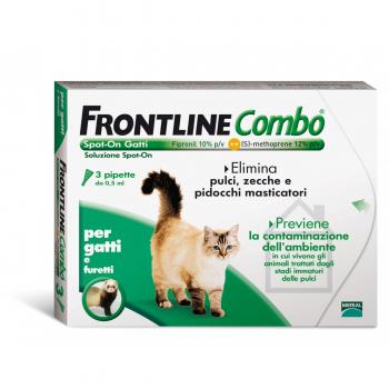 Frontline Combo Spot On Gatti Furetti 3 Pipette