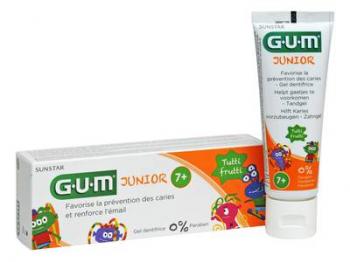 GUM Junior Dentifricio Bambini 7+ anni Gusto Tutti-Frutti