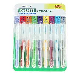 GUM Trav-Ler Kit Completo di Scovolini Interdentali