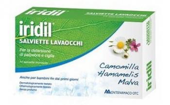 Iridil Lavaocchi Camomilla e Malva Salviettine Oculari Monouso