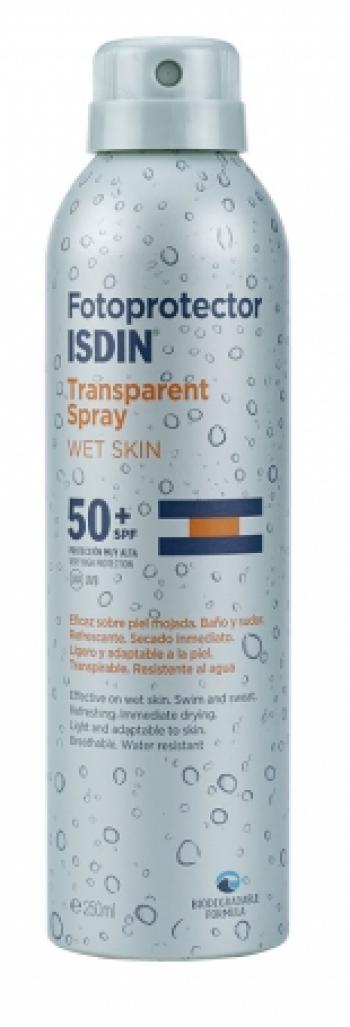 Isdin Fotoprotector Spray Trasparente Pelle Bagnata SPF50