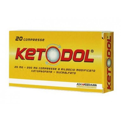Ketodol 25mg+200mg Compresse a Rilascio Modificato