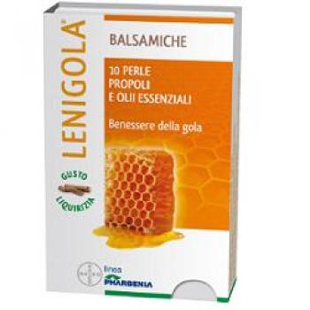 Lenigola Balsamiche 10 Perle Gusto Liquirizia